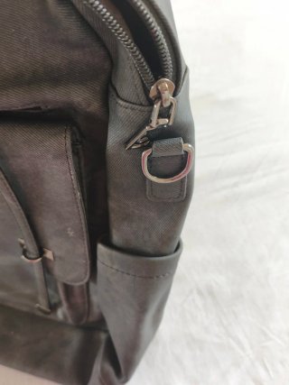 Mochila Negra Piel