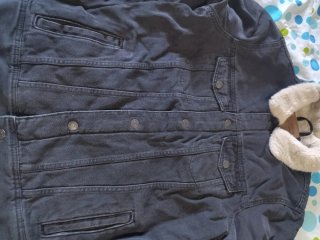 Chaqueta Vaquera Negra Hombre Pull&Bear