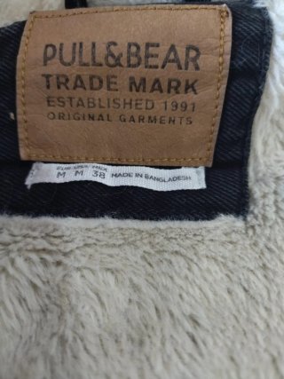 Chaqueta Vaquera Negra Hombre Pull&Bear