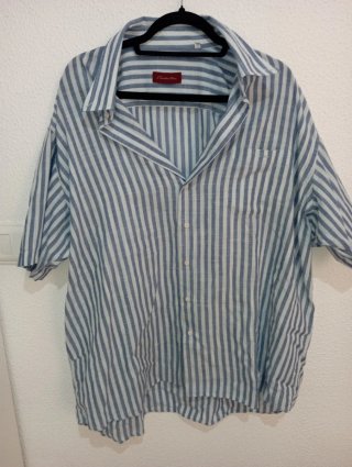 Camisa Rayas Hombre Emilio Tucci Azul/Blanco