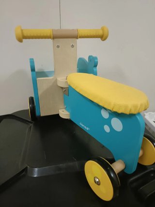 (3)Correpasillos Janod Hipopótamo Azul,caballo,coc