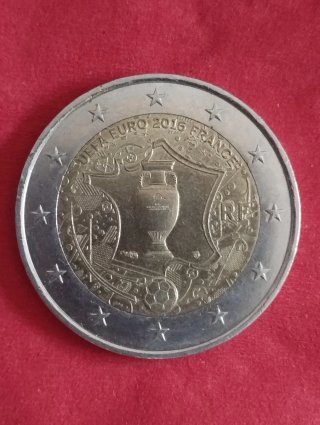 Moneda 2€ Euro 2016 Francia
