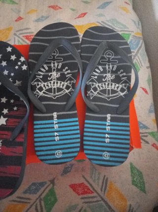 Chanclas S7 STAR Talla 43 (2 pares)