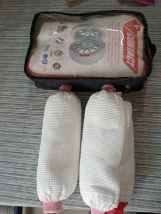 Fundas textiles antideslizantes para ruedas