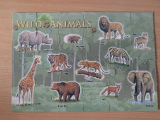 Lote 2 Puzzles Educativos Animales y Marinos