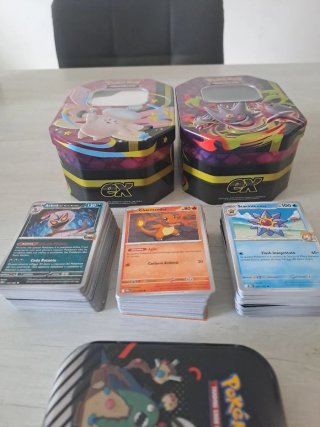 2 Tin + 1 Mini Tin + 300 Carte Pokémon