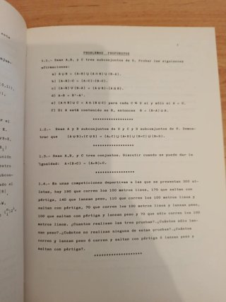 Problemas de algebra I