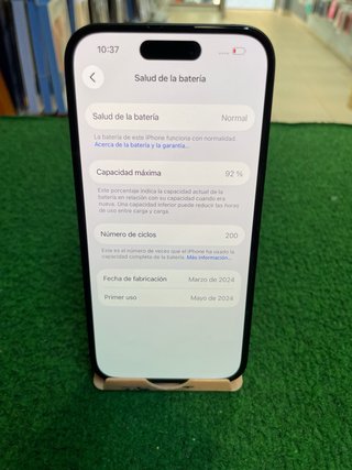 iPhone 15 128GB Batería 92%