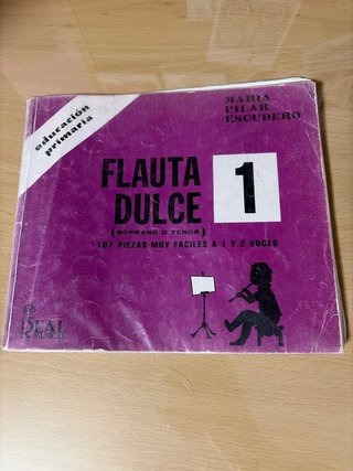 Libro Flauta Dulce 1 Educación Primaria
