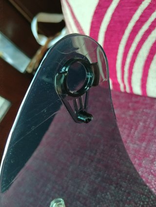 Visera para casco de moto