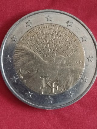 Moneda 2 Euros 2015 Paz en europa