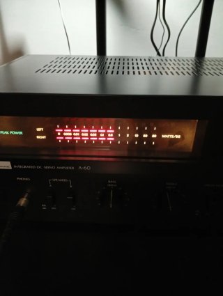 Amplificador Sansui A-60 Vintage Negro