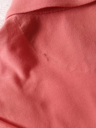Polo Massimo Dutti Naranja Talla XL Manga Corta