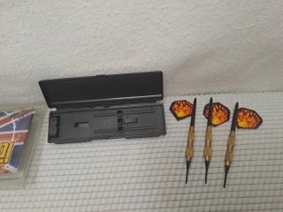 Estuche de dardos con 3 dardos