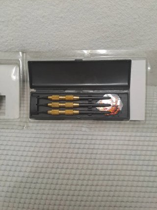 Estuche de dardos con 3 dardos