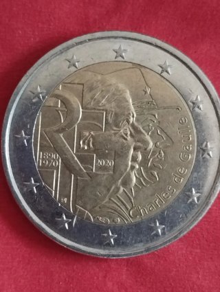 Moneda 2€ Francia 2020