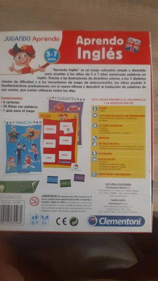 Juego Clementoni Aprendo Inglés 5-7 años