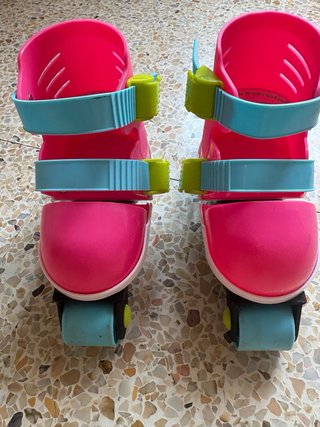 Patines ajustables rosas para niños