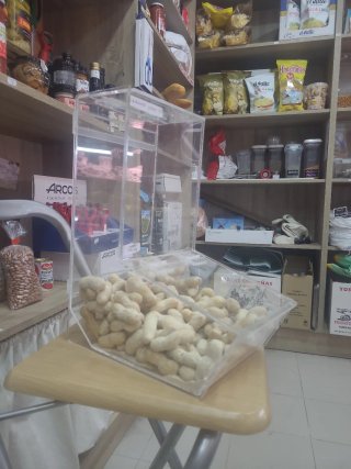 Expositor de metacrilato para dulces