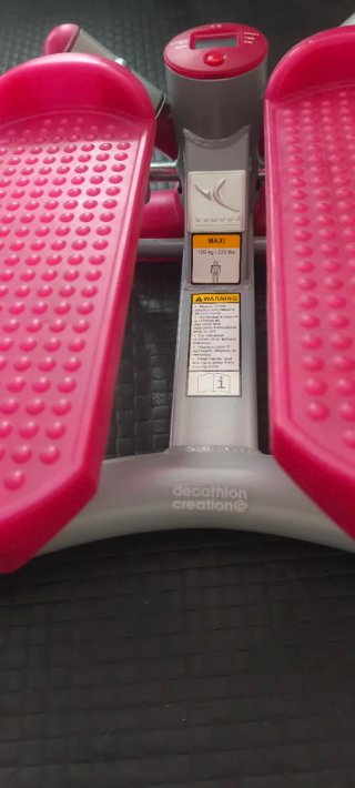 Stepper Fitness Rosa y Gris