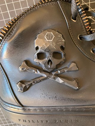 Zapatillas Philipp Plein Piel Negras