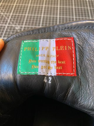 Zapatillas Philipp Plein Piel Negras