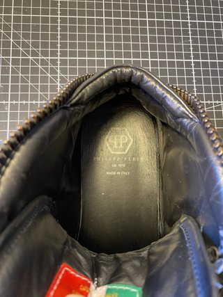 Zapatillas Philipp Plein Piel Negras