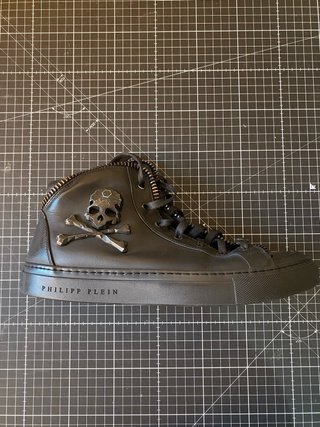 Zapatillas Philipp Plein Piel Negras