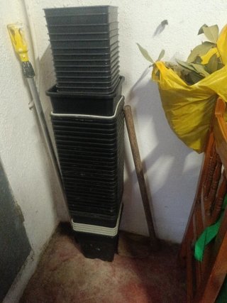 Macetas Negras Más de 30 mazetas