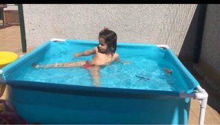 Piscina infantil INTEX para terraza