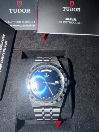 Reloj Tudor Royal 41mm Azul y Plateado