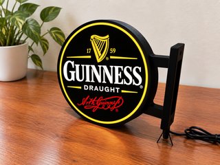 Pack Guinness: Cartel Luminoso + Accesorios