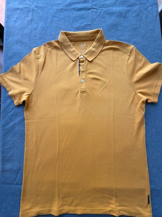 Polo Armani Exchange Amarillo Talla M