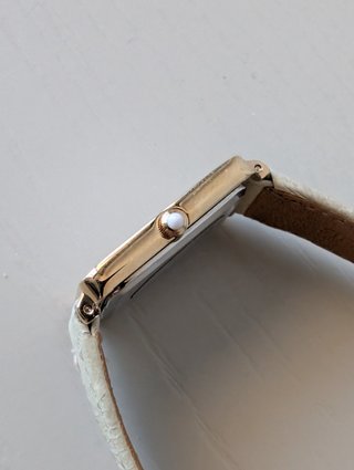 Orologio Seiko Tank Vintage Beige/Oro