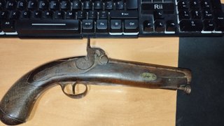 Pistola Antigua Blas Treviño 1857