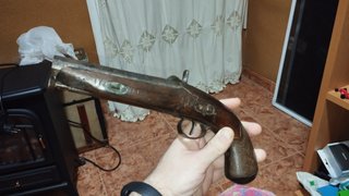 Pistola Antigua Blas Treviño 1857