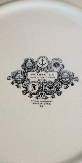 Vajilla La Cartuja de Sevilla Aurora