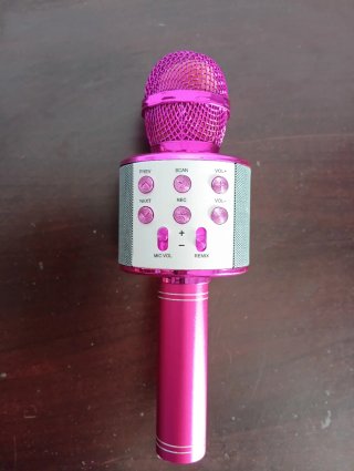 Micrófono Karaoke Rosa