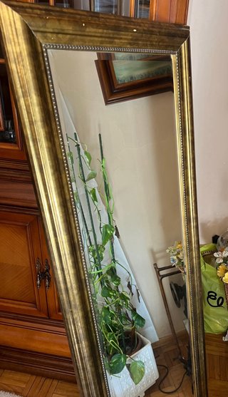Specchio decorativo dorato