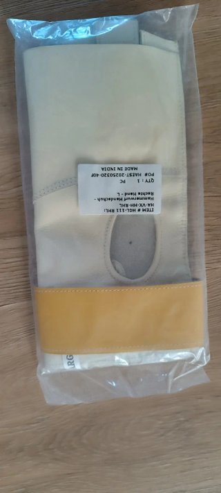 Guante Lanzamiento Martillo Mano Derecha talla L