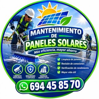MANTENIMIENTO DE PANELES SOLARES ..