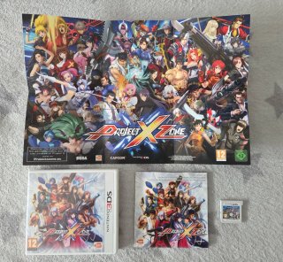 Project X Zone Nintendo 3DS + poster