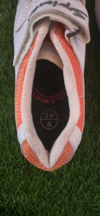 Botas Ciclismo Spiuk Blancas y Naranja