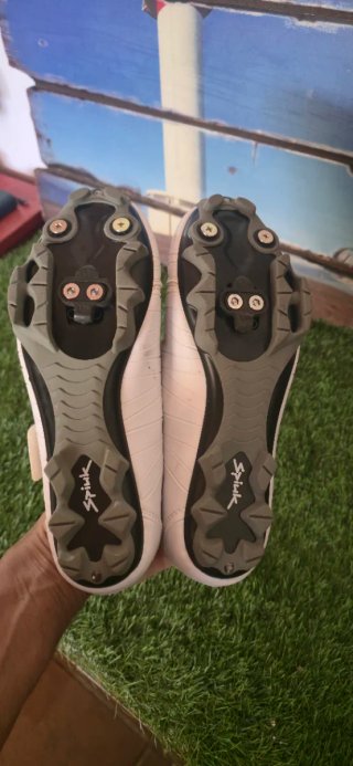 Botas Ciclismo Spiuk Blancas y Naranja