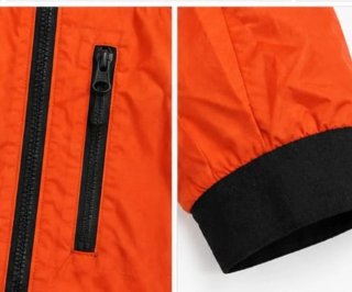 ​The North Face Men's Orange & Black Windbreaker