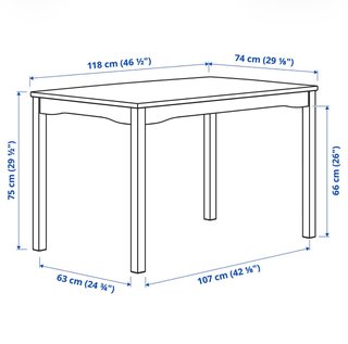 Mesa comedor madera 4 plazas