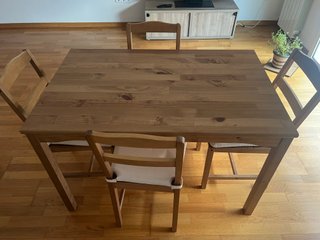 Mesa comedor madera 4 plazas