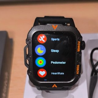 Smartwatch Laxasfit Q11 Negro Naranja
