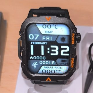 Smartwatch Laxasfit Q11 Negro Naranja
