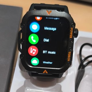 Smartwatch Laxasfit Q11 Negro Naranja